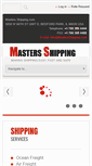 Mobile Screenshot of mastersshipping.com